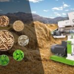 Pellet mill for belt processing